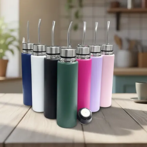 [BS03] MATE LISTO AUTOCEBANTE (solo mate) ACERO INOXIDABLE 500 ml