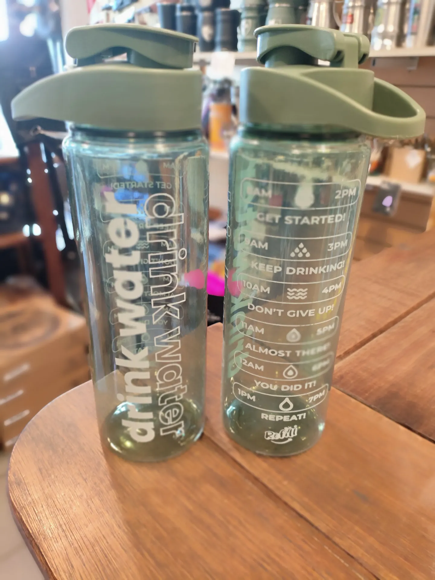 [BS04] BOTELLA DE AGUA PLASTICA REFILL MOTIVATION